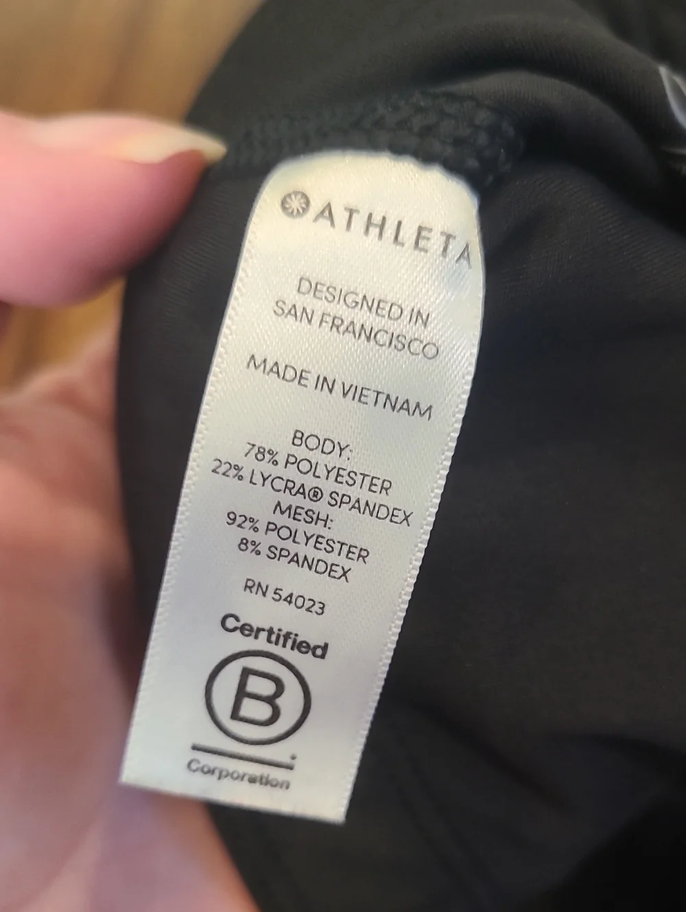 Athleta questions leave